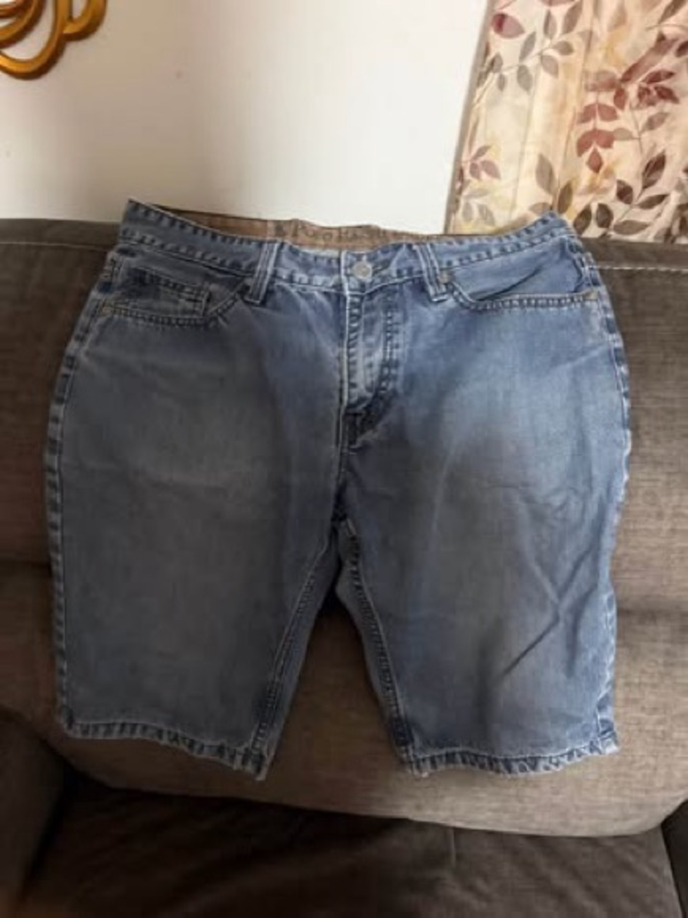 Polo by Ralph Lauren Faded Blue Denim Cutoff Shorts